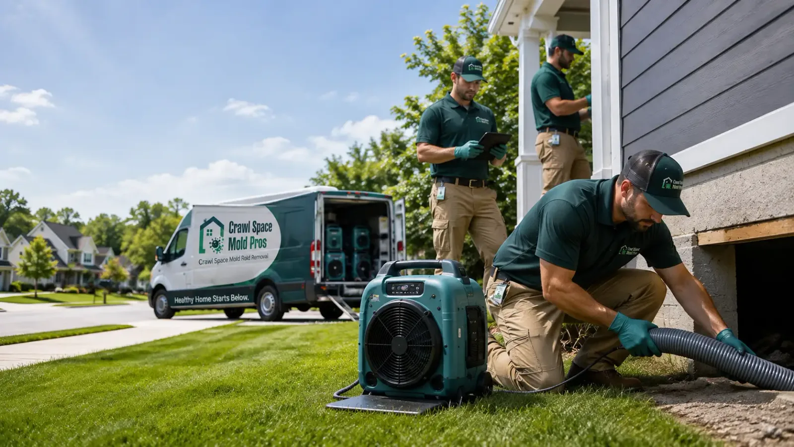 Crawl Space Mold Removal in Midland, AR